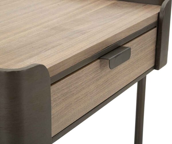 Dizajnový konferenčný stolík Ekewaka 60 cm hnedý