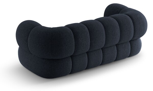 MUZZA Dvojmiestna pohovka KOEGO 180 cm chenille modrá