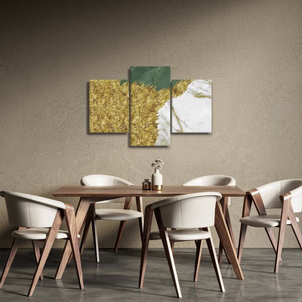 Obraz - Zelený mramor N⁰2 (90x60 cm)
