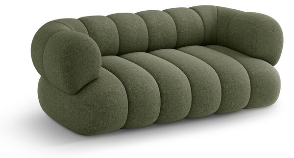 MUZZA Dvojmiestna pohovka KOEGO 180 cm chenille zelená