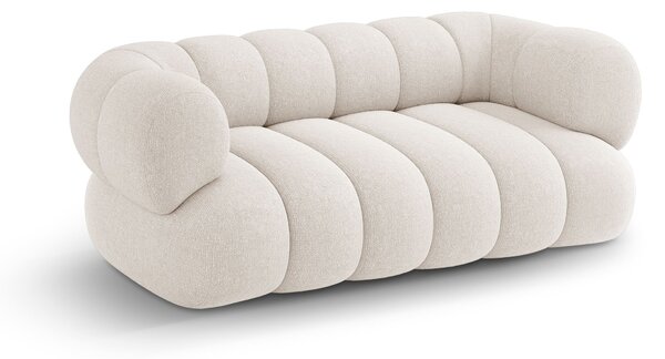 MUZZA Dvojmiestna pohovka KOEGO 180 cm chenille krémová