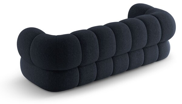 MUZZA Trojmiestna pohovka KOEGO 210 cm chenille modrá