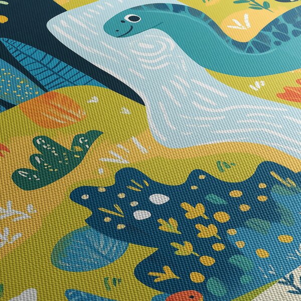 Obraz - Veselí dinosaury (90x60 cm)