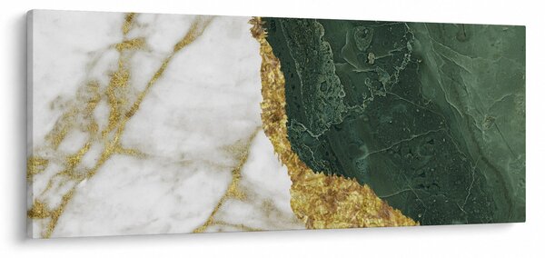 Obraz - Zelený mramor N⁰3 (120x50 cm)
