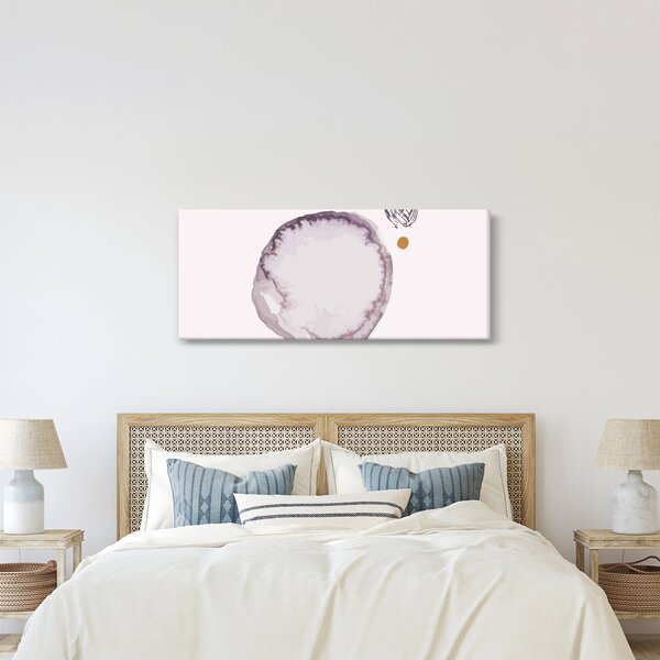 Obraz - Fialový minimalizmus N⁰4 (120x50 cm)
