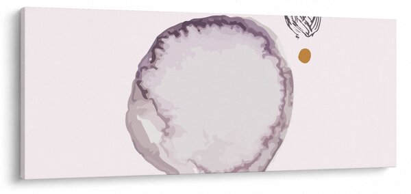 Obraz - Fialový minimalizmus N⁰4 (120x50 cm)