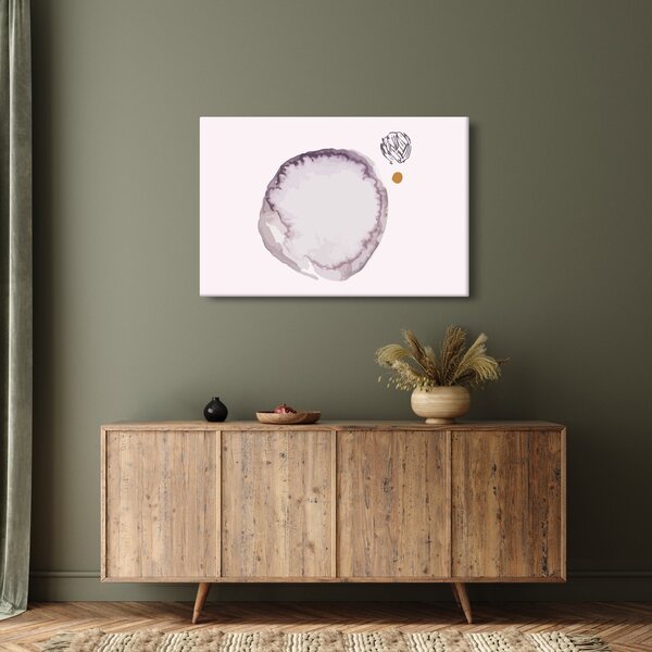Obraz - Fialový minimalizmus N⁰4 (90x60 cm)