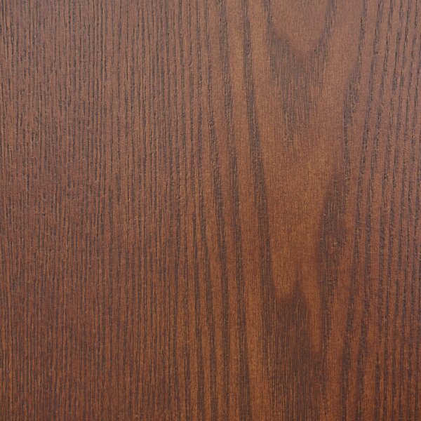 Rozkladací jedálenský stôl tmavý jaseň MDF 160/200 x 90 cm dyhovaná vrchná doska moderný dizajn kuchynský stôl