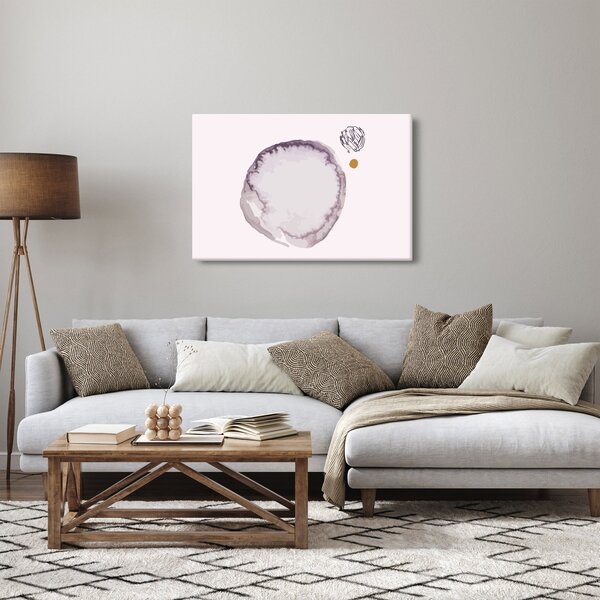 Obraz - Fialový minimalizmus N⁰4 (90x60 cm)