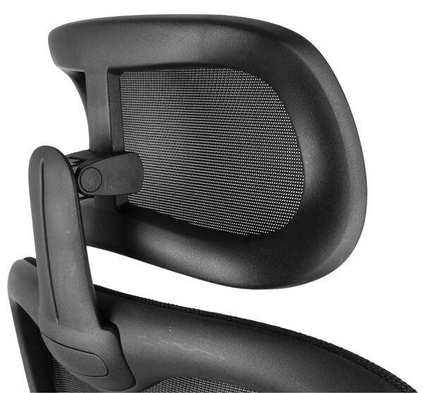 Kancelárska ergonomická stolička Neoseat JAMES — čierna, nosnosť 150 kg