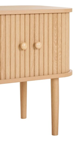 MUZZA Nočný stolík NIKE 45 x 40 cm prírodný