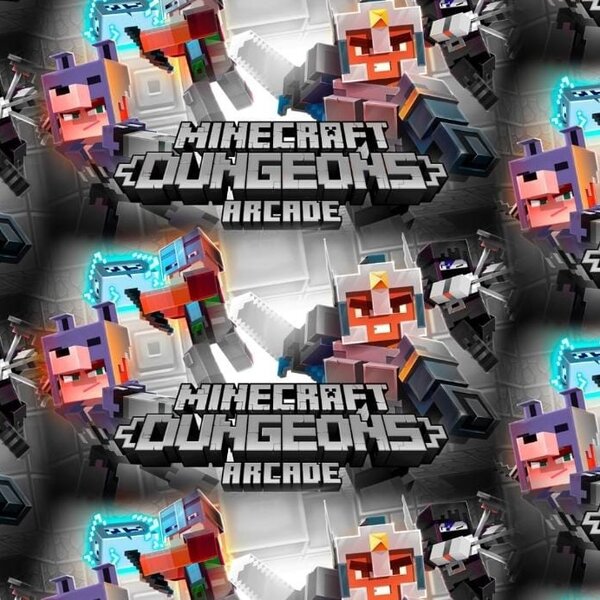 Metráž Teplákovina digital - Minecraft Dungeon