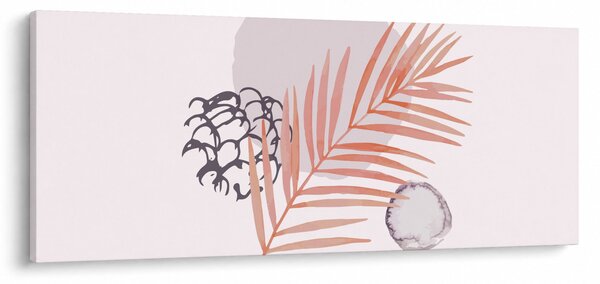 Obraz - Fialový minimalizmus N⁰3 (120x50 cm)