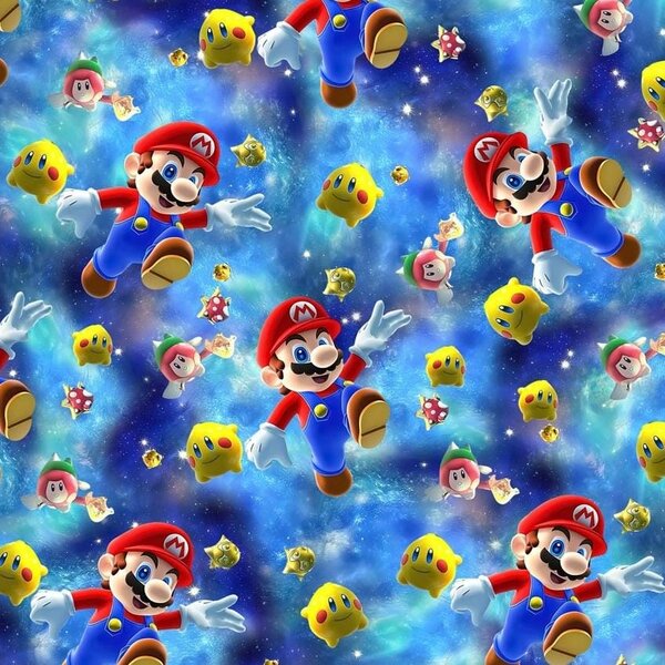 Metráž Teplákovina digital - Supermario