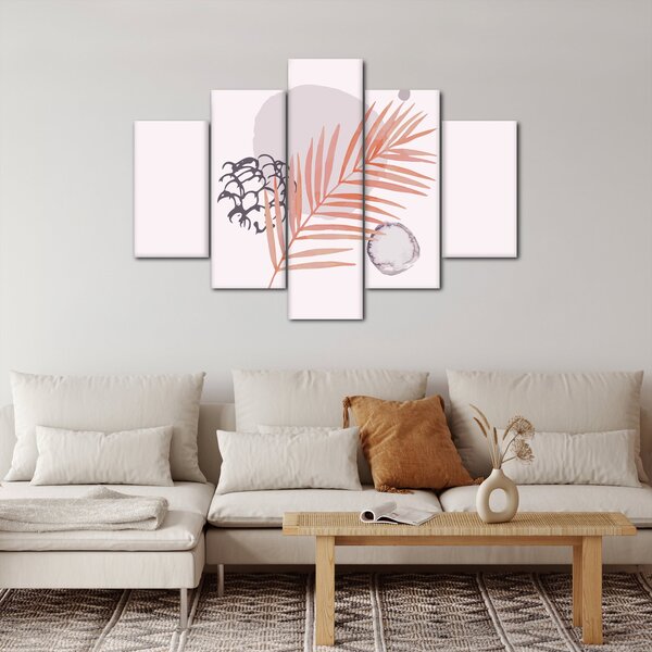 Obraz - Fialový minimalizmus N⁰3 (150x105 cm)