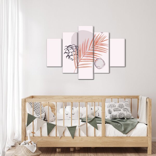 Obraz - Fialový minimalizmus N⁰3 (150x105 cm)