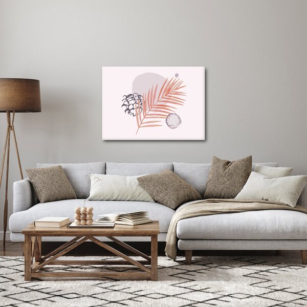 Obraz - Fialový minimalizmus N⁰3 (70x50 cm)
