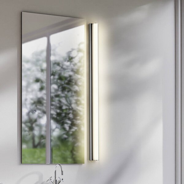 Helestra LED zrkadlo svetlo LOOM 2, dĺžka 90 cm, IP44,, Chrómová / strieborná, Kúpeľňa, kov