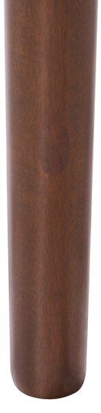 Rozkladací jedálenský stôl tmavý jaseň MDF vrchná časť 180/220 x 90 cm drevené nohy moderný štýl kuchyňa jedáleň