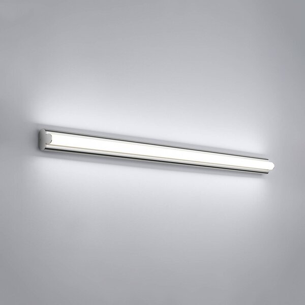 Helestra LED zrkadlo svetlo LOOM 2, dĺžka 120 cm, IP44,, Chrómová / strieborná, Kúpeľňa, kov