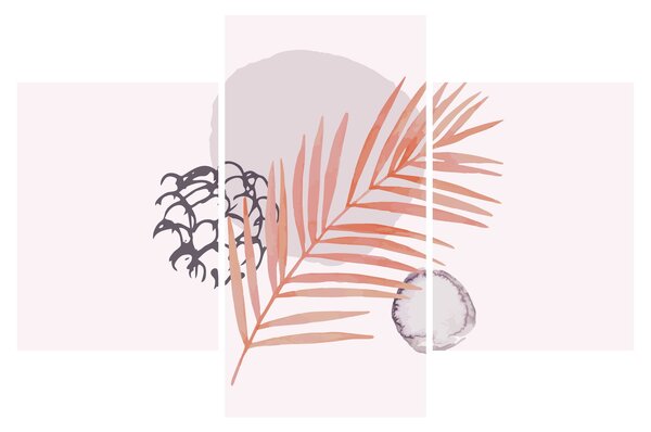 Obraz - Fialový minimalizmus N⁰3 (90x60 cm)