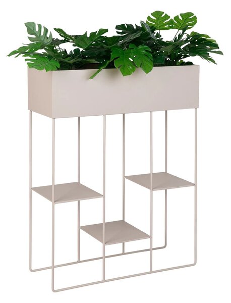 MUZZA Kvetináč ROBO 60 x 25 cm béžový
