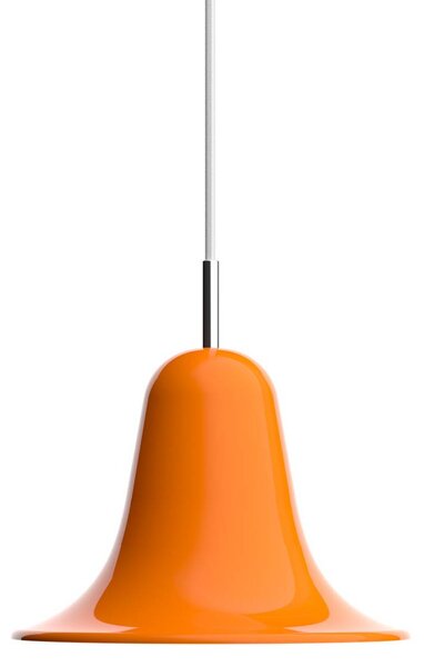 VERPAN závesné svietidlo Pantop, oranžové, Ø 23 cm, kov, E14, Žltá / oranžová, Obývacia izba / jedáleň, kov, Dizajn, Závesné svietidlo