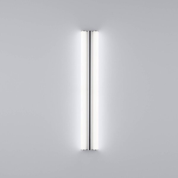 Helestra LED zrkadlo svetlo LOOM, dĺžka 60 cm, chróm, IP44, Chrómová / strieborná, Kúpeľňa, kov