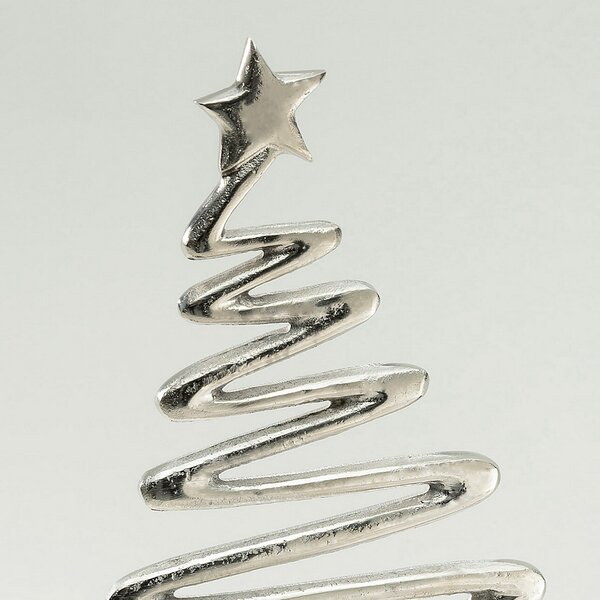 Stojaca dekorácia Silver Tree I 17x11x31 cm