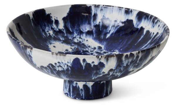 Kameninová miska na podstavci 70's Indigo Large