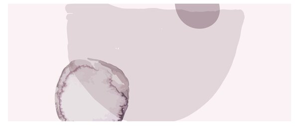 Obraz - Fialový minimalizmus N⁰2 (120x50 cm)