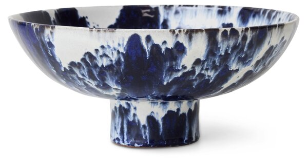 Kameninová miska na podstavci 70's Indigo Large