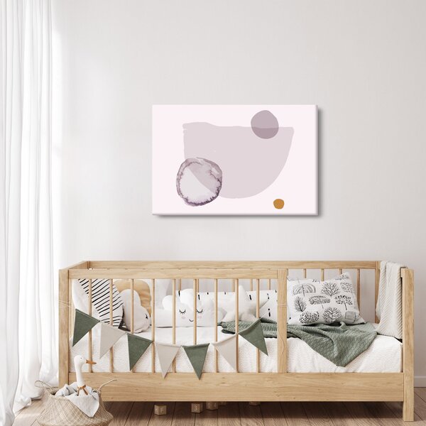 Obraz - Fialový minimalizmus N⁰2 (90x60 cm)