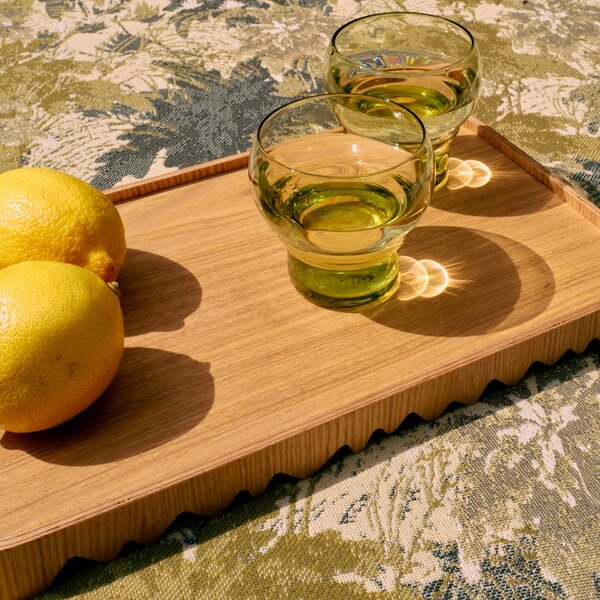 Servírovacia tácka Natural Ash Wood Medium