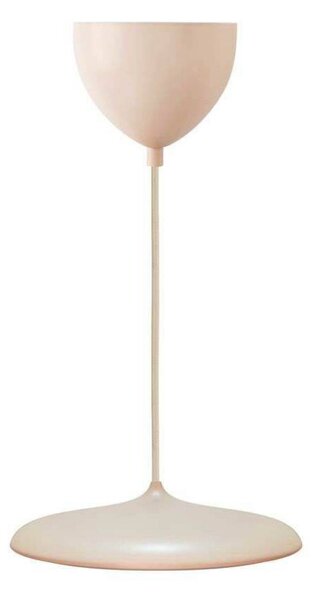 LED závesné svietidlo Artist, Ø 25 cm, prachovo ružové, kov, Fialová / ružová, Obývacia izba / jedáleň, kov, Škandinávsky, Závesné svietidlo