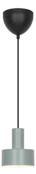 Závesné svietidlo Matis, prachovo zelené, Ø 13 cm, kov, Zelená, Obývacia izba / jedáleň, kov, Škandinávsky, Skupinové svietidlá