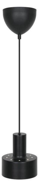 Závesné svietidlo Matis, čierne, Ø 13 cm, kov, Čierna, Obývacia izba / jedáleň, kov, Škandinávsky, Závesné svietidlo