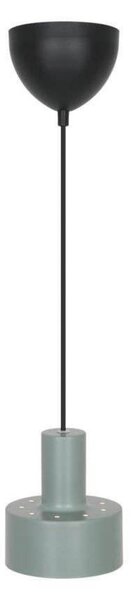 Závesné svietidlo Matis, prachovo zelené, Ø 13 cm, kov, Zelená, Obývacia izba / jedáleň, kov, Škandinávsky, Skupinové svietidlá
