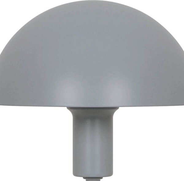 Stolová lampa Ellen mini, sivá, výška 25 cm, kov, Hliník / sivá / zinok, Obývacia izba / jedáleň, kov, Škandinávsky, Stojacie svietidlo