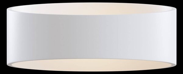 Nástenné LED svietidlo Trame, oválny tvar v bielej