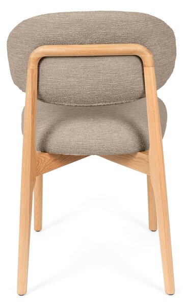 MUZZA Jedálenská stolička ZOREN taupe