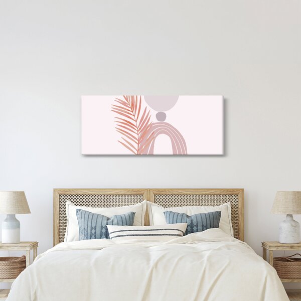 Obraz - Fialový minimalizmus N⁰1 (120x50 cm)