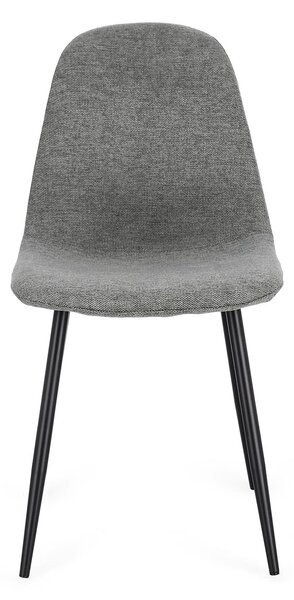 MUZZA Jedálenská stolička Relia šedá