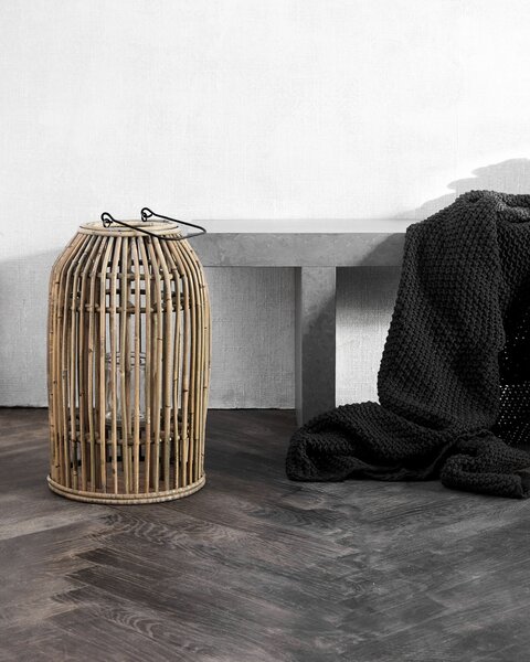 MUZZA RATANOVÝ LAMPÁŠ OVA 42X25 CM PRÍRODNÁ