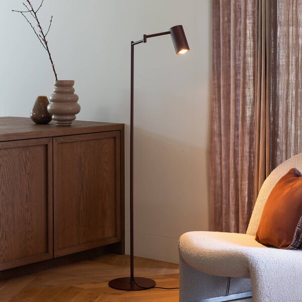 IT´S ABOUT ROMI It's about RoMi stojacia lampa Bilbao, tmavočervená, výška 154 cm, Červená, Obývacia izba / jedáleň, kov, Moderný, Stojaca lampa