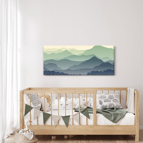 Obraz - Forest Mountain (120x50 cm)
