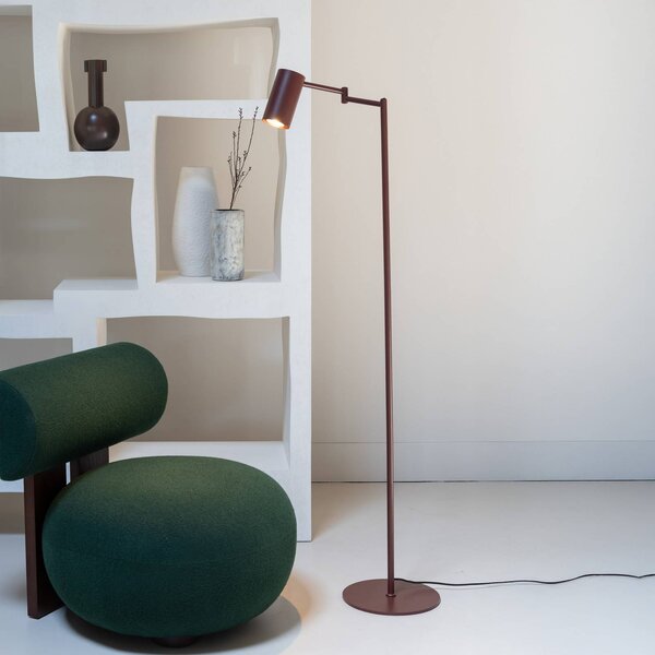 IT´S ABOUT ROMI It's about RoMi stojacia lampa Bilbao, tmavočervená, výška 154 cm, Červená, Obývacia izba / jedáleň, kov, Moderný, Stojaca lampa