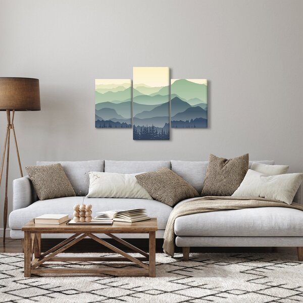 Obraz - Forest Mountain (90x60 cm)