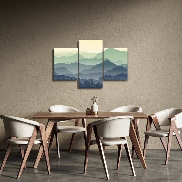 Obraz - Forest Mountain (90x60 cm)