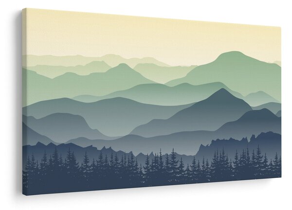 Obraz - Forest Mountain (90x60 cm)